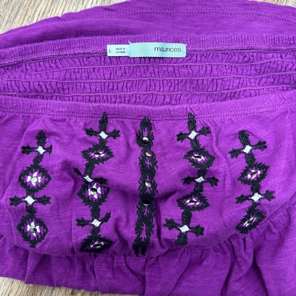 💟 SALE Women’s size Large Maurices Flare Tube Top - Picture 7 of 7